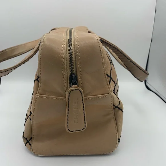 Chanel Wild Stitch Boston handbag Beige - Picture 3 of 15
